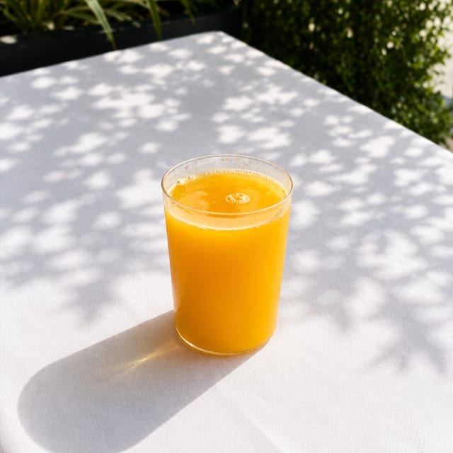 Fresh Orange Juice.